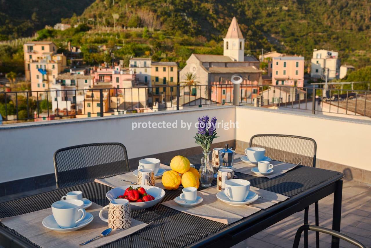 Villa Luxury Penthouse Sea View Corniglia Exterior foto